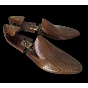 Vintage Abercrombie & Fitch D Mackay New York Adjustable Wooden Shoe Trees
